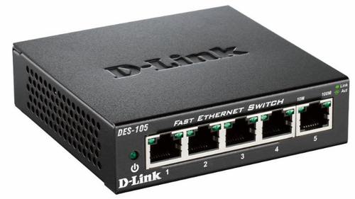 D-Link Switch DES-105/E 5-Ports - unmanaged