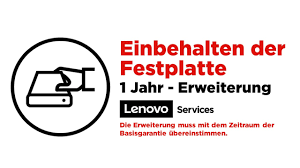 Lenovo Zusatzoption 12M Keep Your Drive (nur kombinierbar mit 12M Basisgarantie) 5PS0K26197