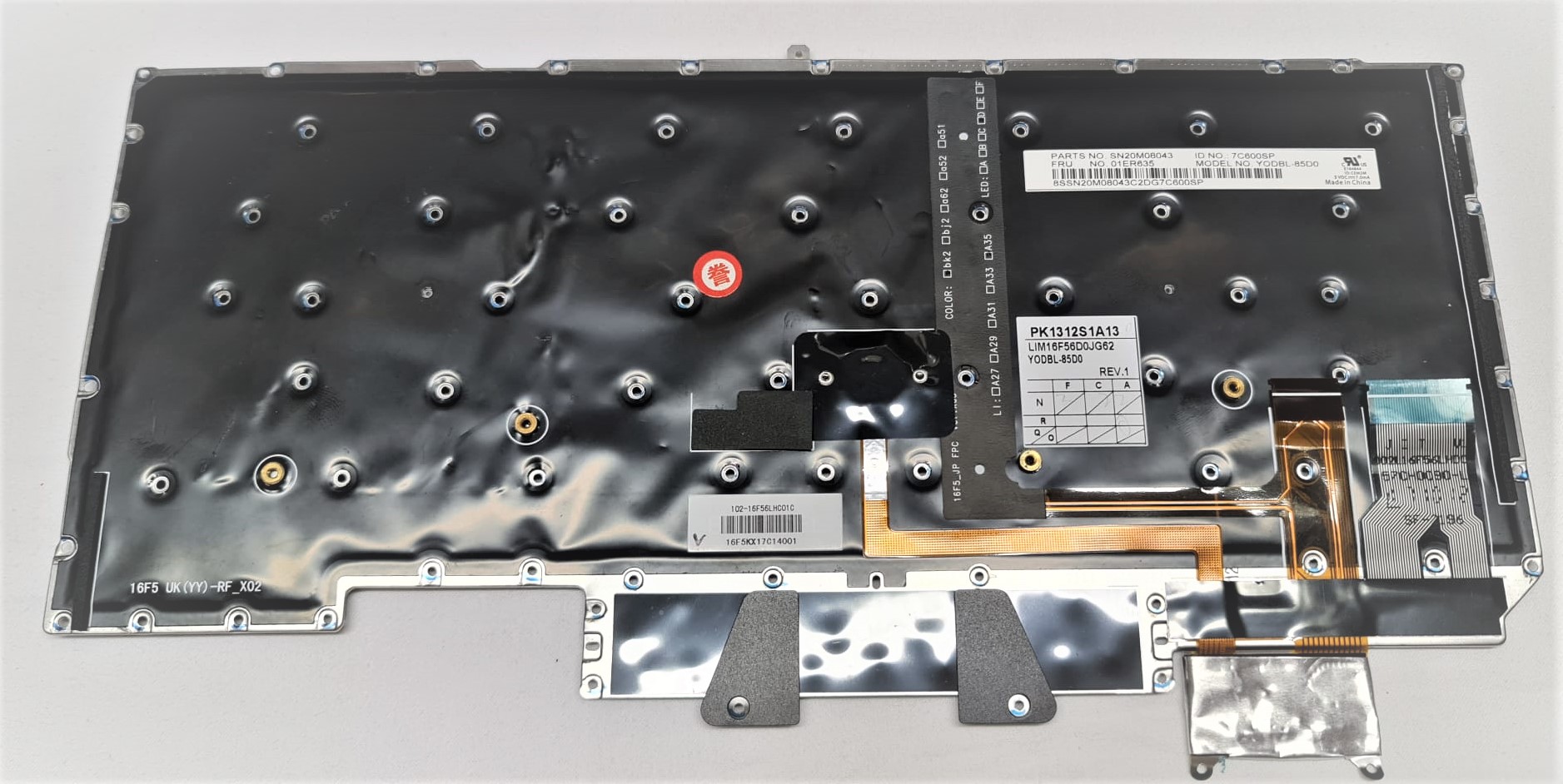 ThinkPad X1 Carbon 6th Gen Tastatur (Type 20KH/20KG) FR BL