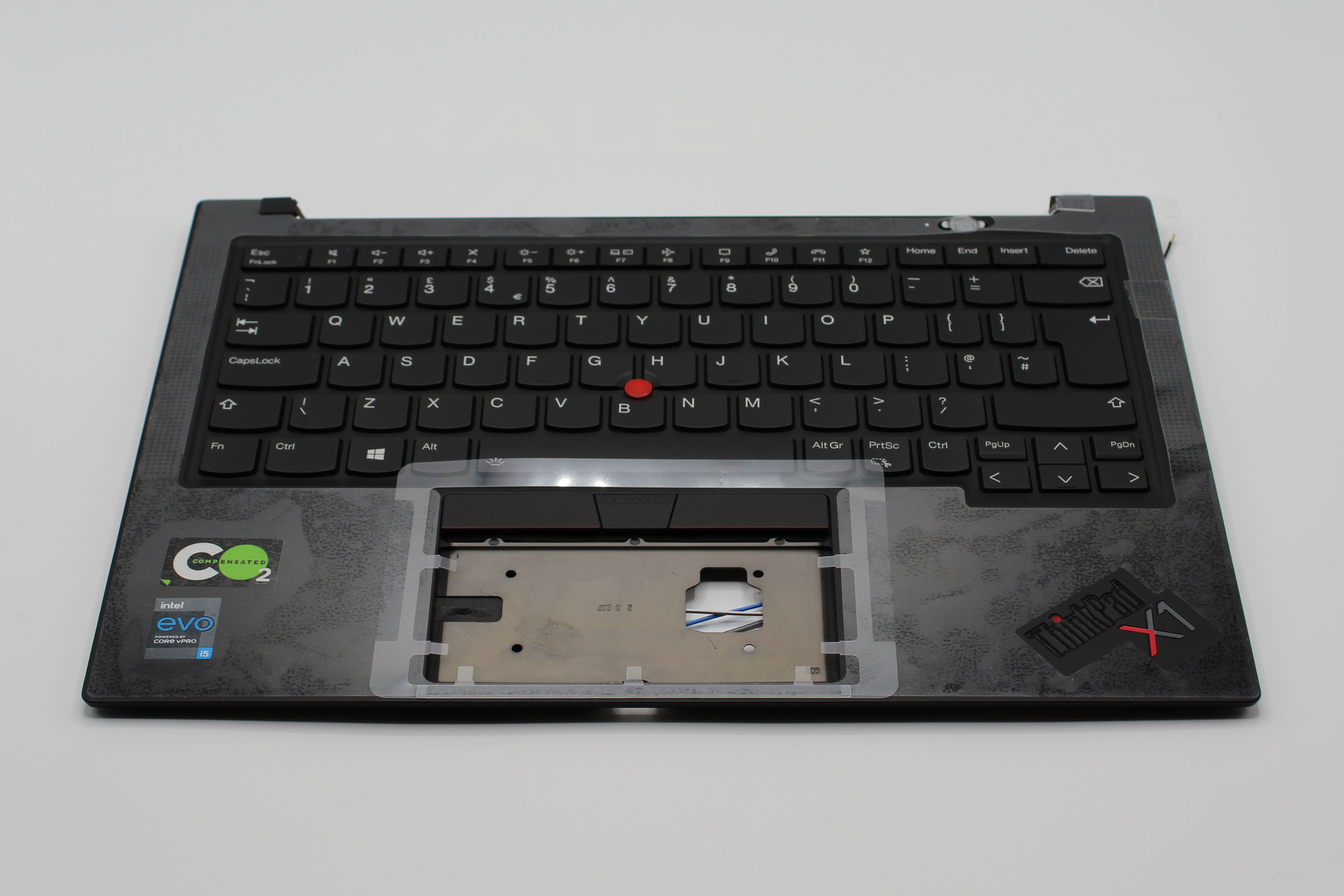 Lenovo ThinkPad X1 Carbon Gen 9 Palmrest w/ UK Keyboard 5M11C53262