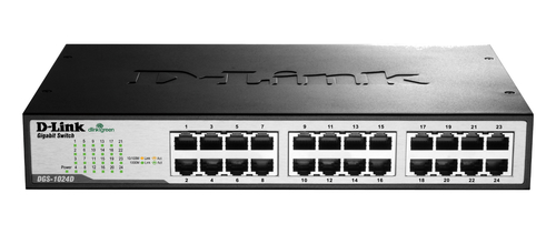 D-Link Switch DGS-1024D/E 24-Ports - unmanaged - Kupfer