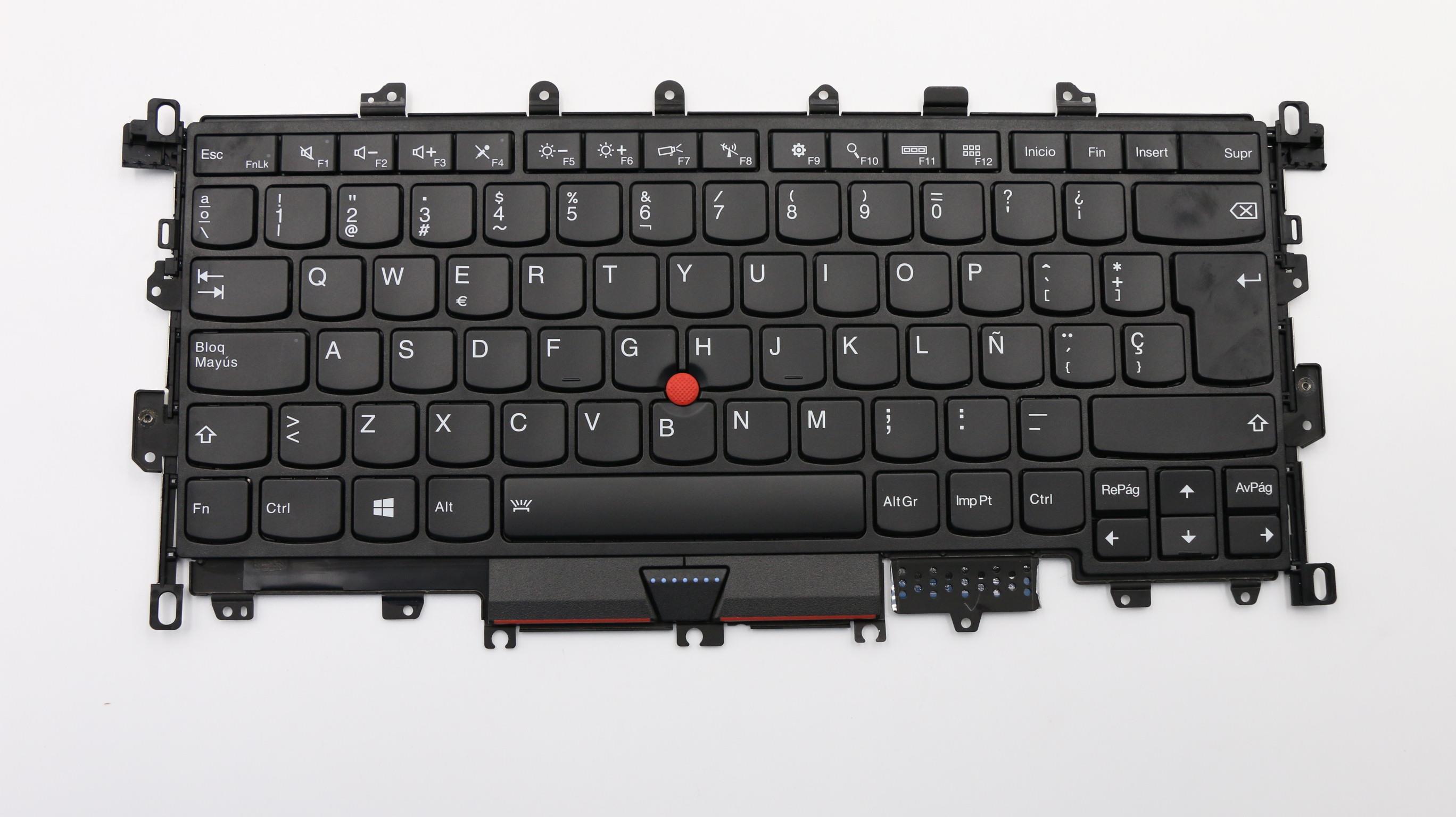 Lenovo ThinkPad X1 Yoga 1st Gen Tastatur Spanisch 00Jt871